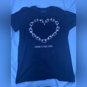 Pierce The Veil Chain Heart T Shirt